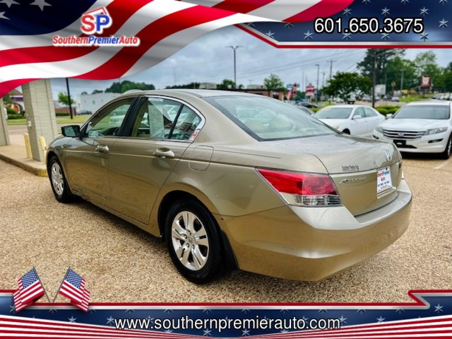 2008 TAN HONDA ACCORD LX-P (JHMCP26448C) , located at 922 W. Beacon St., Philadelphia, MS, 39350, (601) 650-3675, 32.770447, -89.127151 - Photo#3